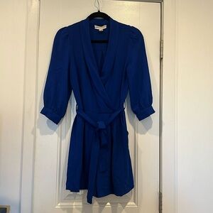Monteau Blue Wrap Jumpsuit romper